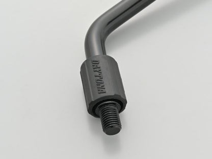 ハイビジミラー ロッドタイプ オーバル ロータイプ ブラック M10正ネジ 左右共通 片側1個入り