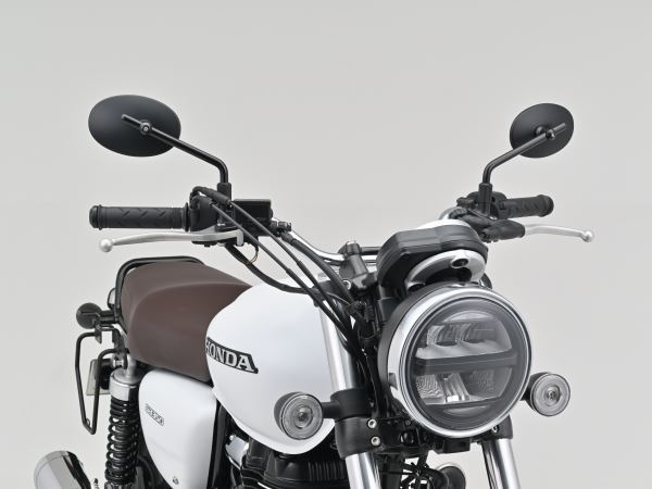 ハイビジミラー ロッドタイプ オーバル ロータイプ ブラック M10正ネジ 左右共通 片側1個入り