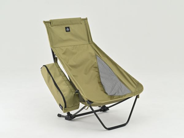 ハイバックローチェアMIL カーキ 約H740×W550×D600(mm)