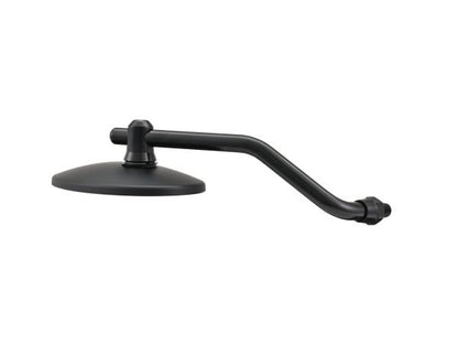 Hi-Viz Mirror 2-Vent Rod Oval Black M10 Right-Hand Thread Left Side, 1 piece