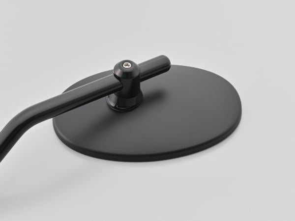Hi-Viz Mirror 2-Vent Rod Oval Black M10 Right-Hand Thread Left Side, 1 piece