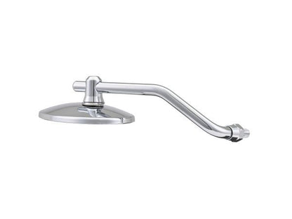 Hi-Viz Mirror 2-Bend Rod Oval Chrome Plated M10 Right Hand Thread Left Side Single Mirror