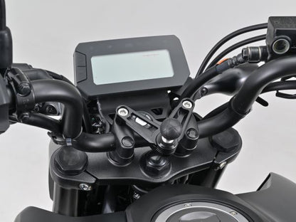 FLEX B-4 ハンドルポストベース ブラック W100～150×D30-80×H55mm