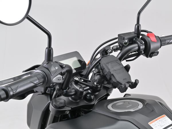 FLEX B-4 ハンドルポストベース ブラック W100～150×D30-80×H55mm