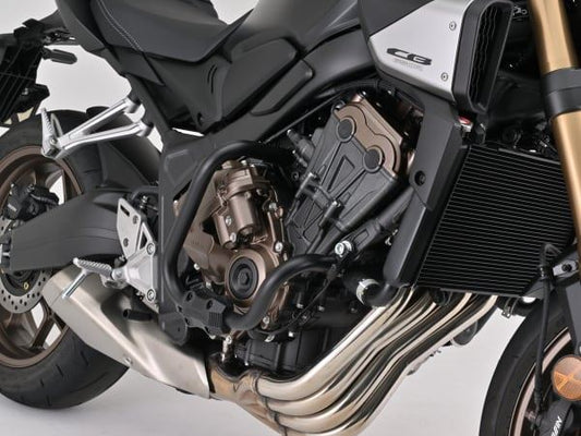 パイプエンジンガード マットブラック パイプ径Φ25.4 左右セット CBR650R E-Clutch