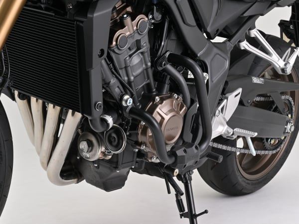 パイプエンジンガード マットブラック パイプ径Φ25.4 左右セット CBR650R E-Clutch