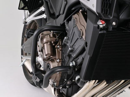 パイプエンジンガード マットブラック パイプ径Φ25.4 左右セット CBR650R E-Clutch