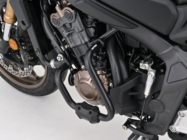 パイプエンジンガード マットブラック パイプ径Φ25.4 左右セット CBR650R E-Clutch