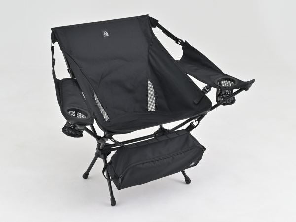 ワイド/レストチェア ブラック 約H67×W85×D56cm