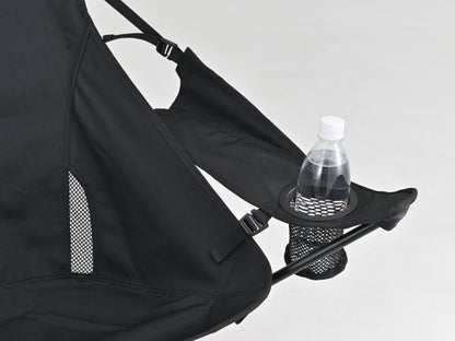 ワイド/レストチェア ブラック 約H67×W85×D56cm