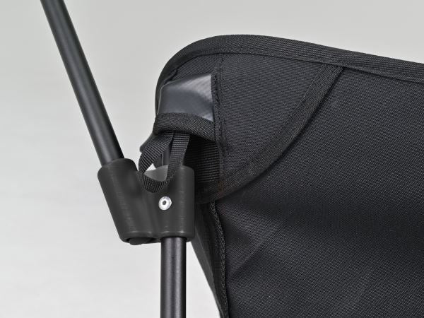 ワイド/レストチェア ブラック 約H67×W85×D56cm