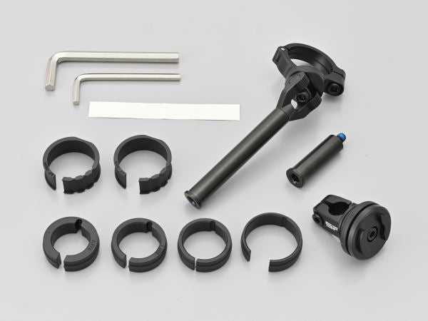 SP Moto Mount 3D SPC+ Moto Mount 3D Black Usable Handlebar Diameter Φ22.2-31.8