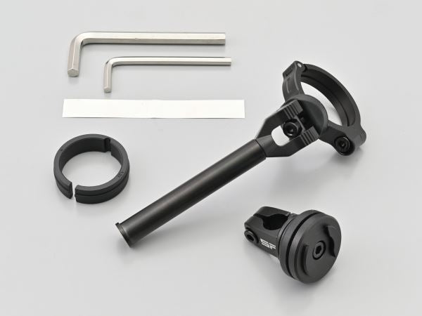SP Moto Mount 3D SPC+ Moto Mount 3D 1.5 Black Compatible Handlebar Diameter 1.5 inches