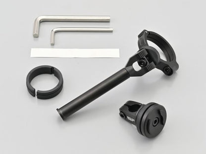SP Moto Mount 3D SPC+ Moto Mount 3D 1.5 Black Compatible Handlebar Diameter 1.5 inches