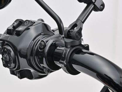 SP Moto Mount 3D SPC+ Moto Mount 3D 1.5 Black Compatible Handlebar Diameter 1.5 inches