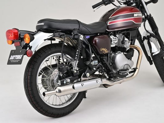 Saddlebag Support (Integrated Belt Loop) Right Side Only, Black, MEGURO S1 W230