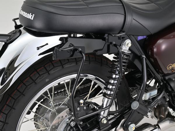 Saddlebag Support (Integrated Belt Loop) Right Side Only, Black, MEGURO S1 W230