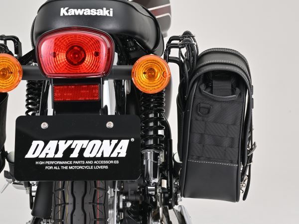 Saddlebag Support (Integrated Belt Loop) Right Side Only, Black, MEGURO S1 W230