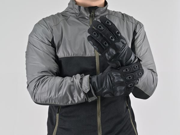 DG-016 デュアルプロテクメッシュグローブ ブラック