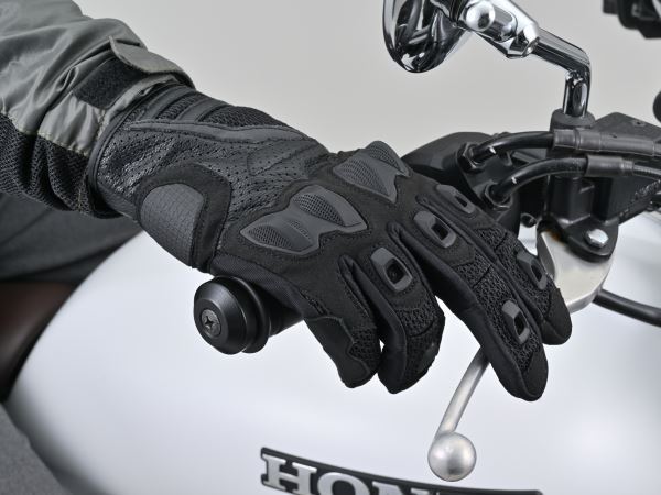 DG-016 デュアルプロテクメッシュグローブ ブラック