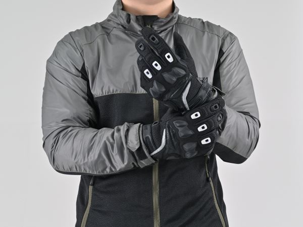 DG-016 デュアルプロテクメッシュグローブ ホワイト