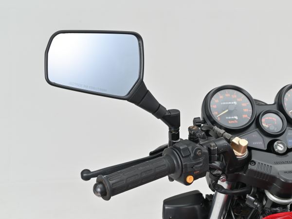 ハイビジミラー GXミラー スクエア クリアー M10正ネジ 片側1個入り