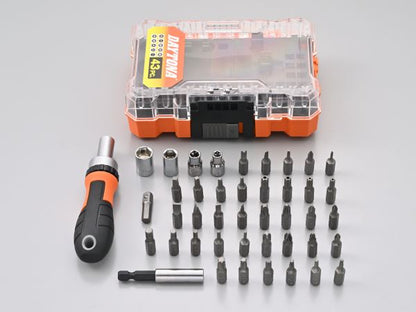 43-Piece Mini Tool Set (with Ratchet Screwdriver)