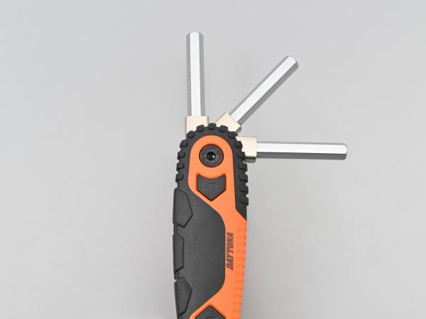 Hex key set with angle lock, metric sizes