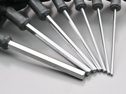 T-handle Hex Key Set, Inch Sizes, 7-piece
