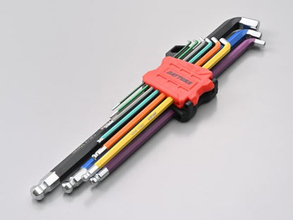 Multicolor Hex Key Set, Short, Metric, 9-piece