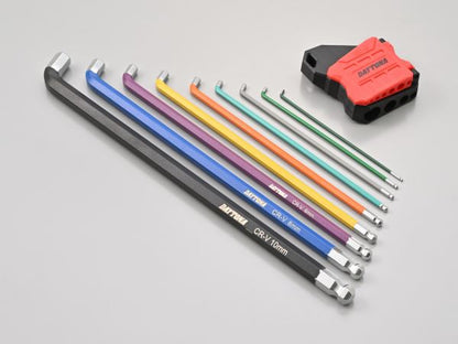 Multicolor Hex Key Set, Short, Metric, 9-piece