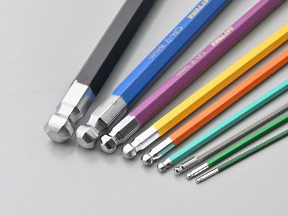 Multicolor Hex Key Set, Short, Metric, 9-piece