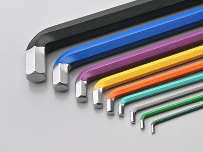 Multicolor Hex Key Set, Short, Metric, 9-piece