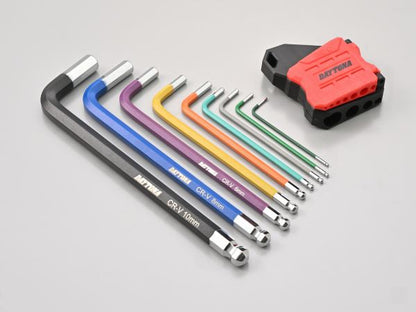 マルチカラー 六角レンチセット ミリサイズ 9本セット
