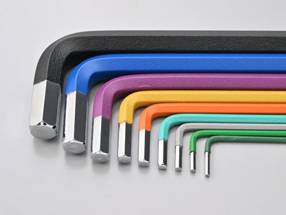 マルチカラー 六角レンチセット インチサイズ 9本セット