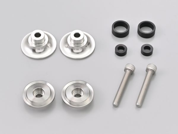 Swingarm Spools Nylon Grip M6 Silver