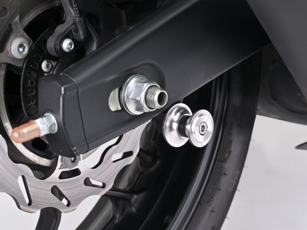 Swingarm Spools Nylon Grip M6 Silver