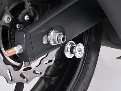 Swingarm Spools Nylon Grip M6 Silver