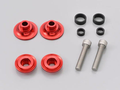 Swingarm Spools Nylon Grip M8 Red