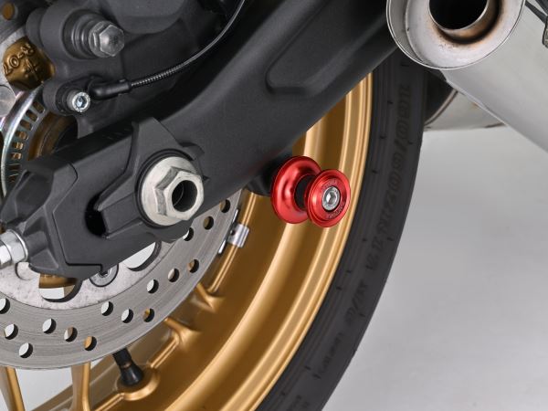 Swingarm Spools Nylon Grip M8 Red