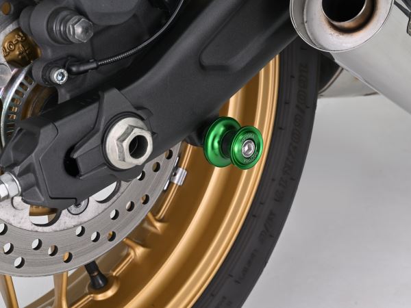 Swingarm Spools Nylon Grip M8 Green