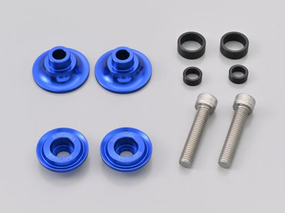 Swing Arm Spools Nylon Grip M8 Blue