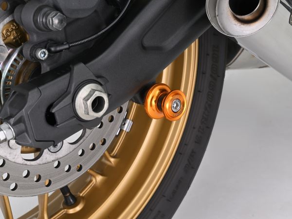 Swingarm Spool Nylon Grip M8 Gold