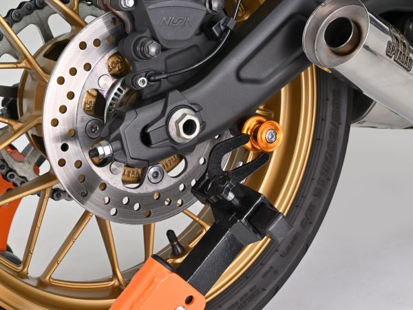 Swingarm Spool Nylon Grip M8 Gold