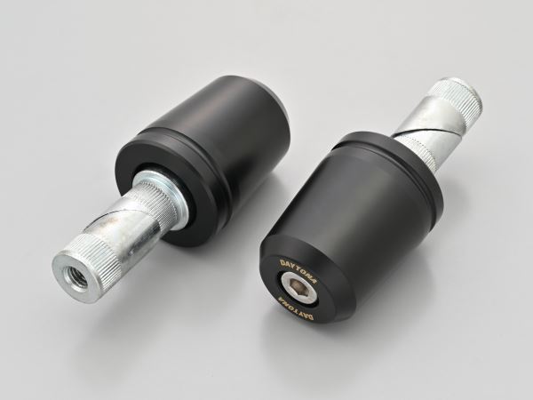 超ヘビーウエイトバーエンド SUZUKI車 汎用ハンドル 内径Φ17-Φ19 445g 左右セット 汎用