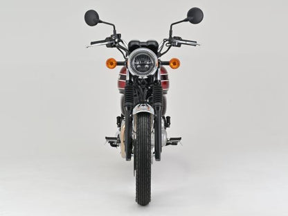 Pipe Engine Guard, Gloss Black, Pipe Diameter Φ25.4, Left and Right Set, MEGURO S1 W230