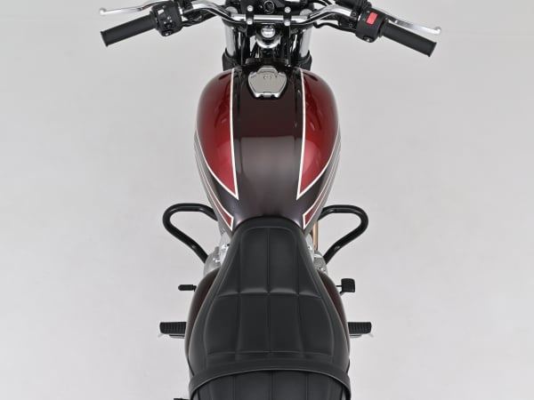Pipe Engine Guard, Gloss Black, Pipe Diameter Φ25.4, Left and Right Set, MEGURO S1 W230