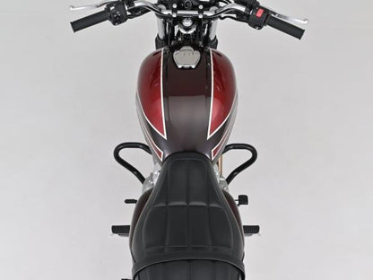 Pipe Engine Guard, Gloss Black, Pipe Diameter Φ25.4, Left and Right Set, MEGURO S1 W230