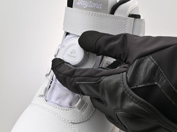 DS-501 D-WPライディングシューズ ソリッド ホワイト