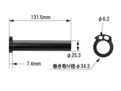 FLATスロットルスリーブ(スロットルスペーサー付き) HONDA-1 汎用